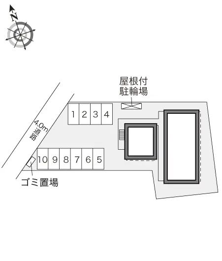 ★手数料０円★野田市山崎　月極駐車場（LP）